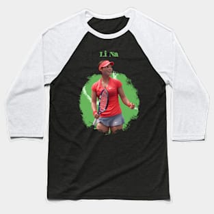 Li Na cartoon Baseball T-Shirt